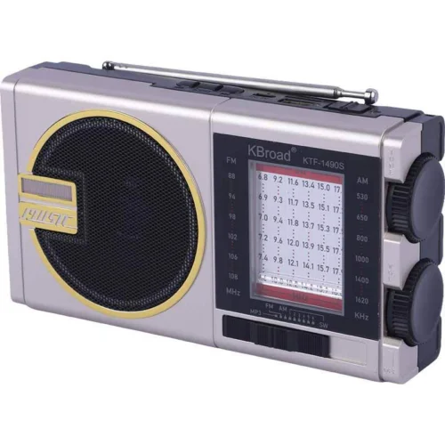 رادیو اسپیکر بلوتوثی خورشیدی کی برود KTF-1490S