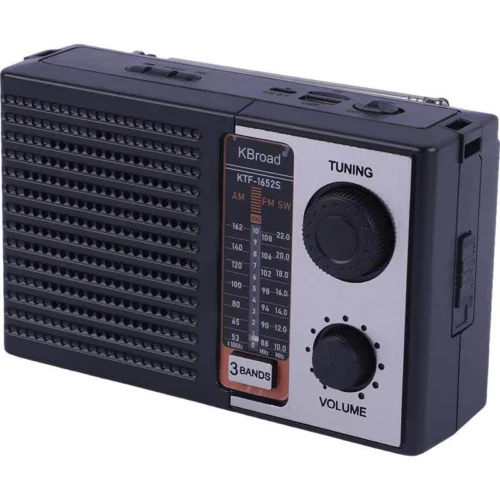رادیو اسپیکر بلوتوثی خورشیدی کی برود KTF-1652S پک ضعیف