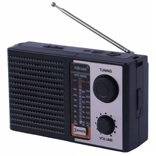 رادیو اسپیکر بلوتوثی خورشیدی کی برود KTF-1652S پک ضعیف