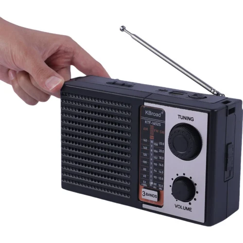 رادیو اسپیکر بلوتوثی خورشیدی کی برود KTF-1652S پک ضعیف