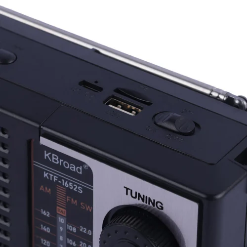 رادیو اسپیکر بلوتوثی خورشیدی کی برود KTF-1652S پک ضعیف