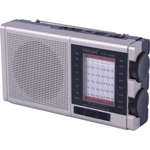 رادیو اسپیکر بلوتوثی خورشیدی کی برود KTF-1489S پک ضعیف