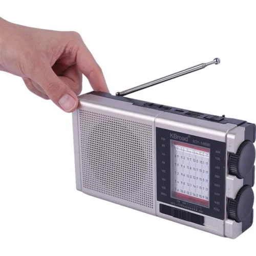 رادیو اسپیکر بلوتوثی خورشیدی کی برود KTF-1489S پک ضعیف