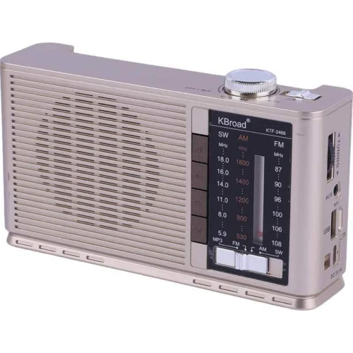 رادیو اسپیکر بلوتوثی خورشیدی کی برود KTF-2468