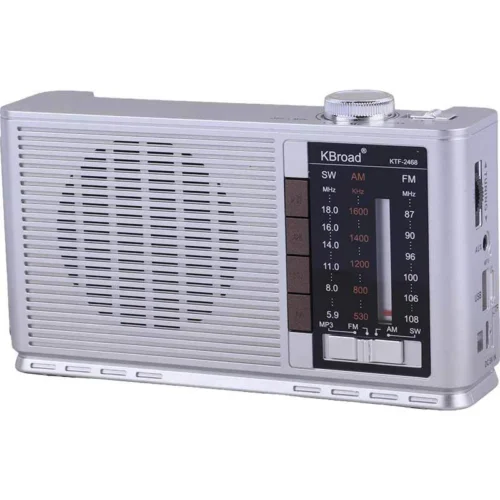 رادیو اسپیکر بلوتوثی خورشیدی کی برود KTF-2468
