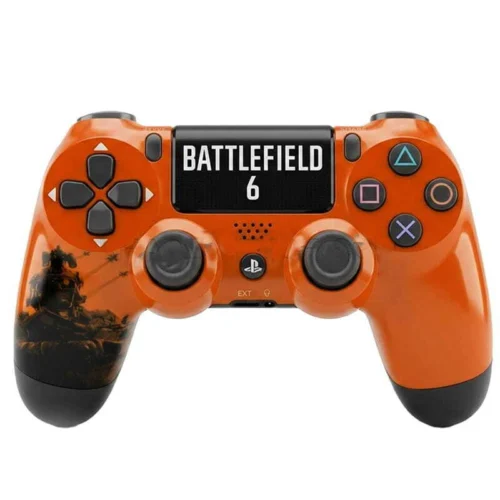دسته بازی بی سیم SONY PlayStation 4 DualShock 4 High Copy طرح Battlefield 6