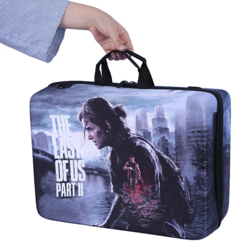 کیف کنسول بازی PS5 Slim طرح The Last of Us Part II کد 21 + نگهدارنده هدست