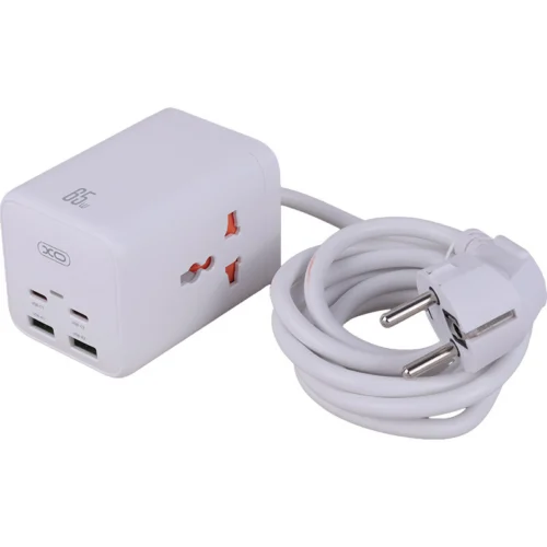 شارژر رومیزی فست شارژ 6 پورت 65 وات ایکس او XO-WL24(EU) GaN PD