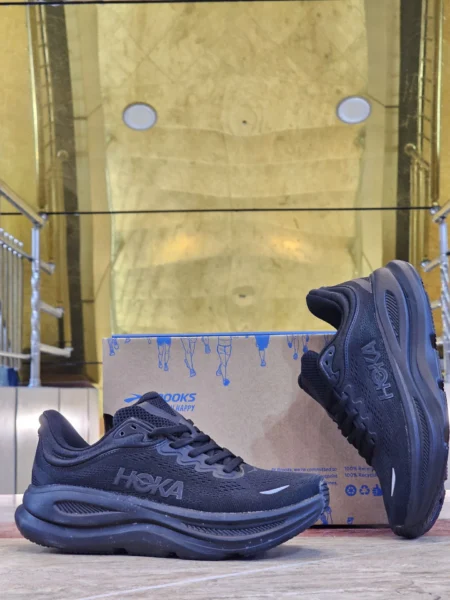 کتونی هوکا باندی ۹ مشکی مسترکوالیتی Hoka Bondi 9