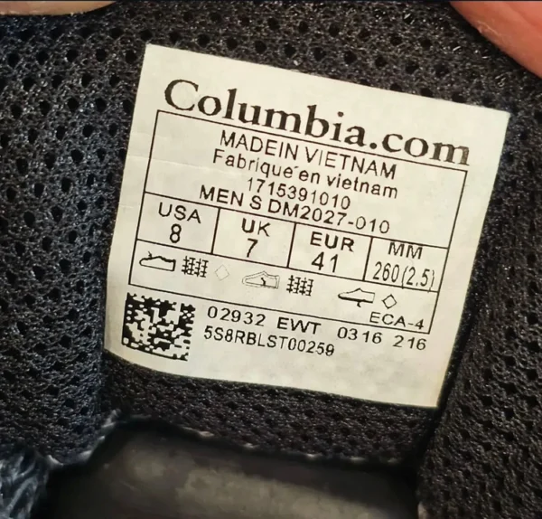 بوت کوهنوردی کلمبیا ضدآب مسترکوالیتی سایز ۴۰ الی ۴۵ Columbia GORE-TEX Waterproof