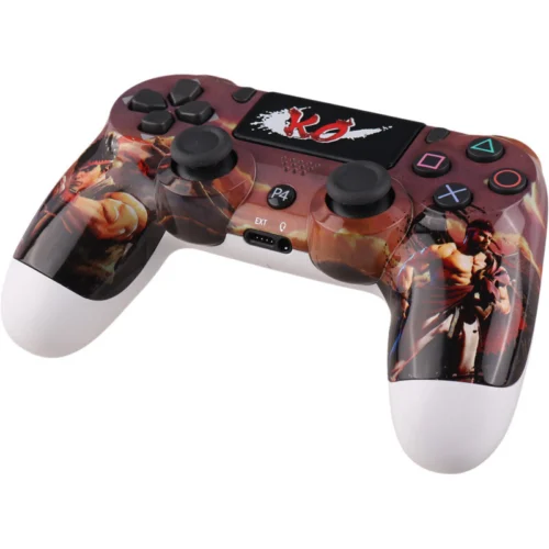 دسته بازی بی سیم SONY PlayStation 4 DualShock 4 High Copy طرح Street Fighter