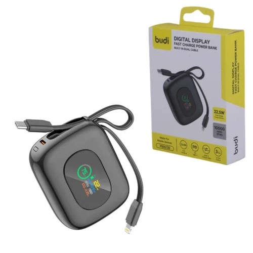 پاور بانک فست شارژ بودی PB823B QC.3 PD 22.5W ظرفیت 10000 میلی آمپر ساعت