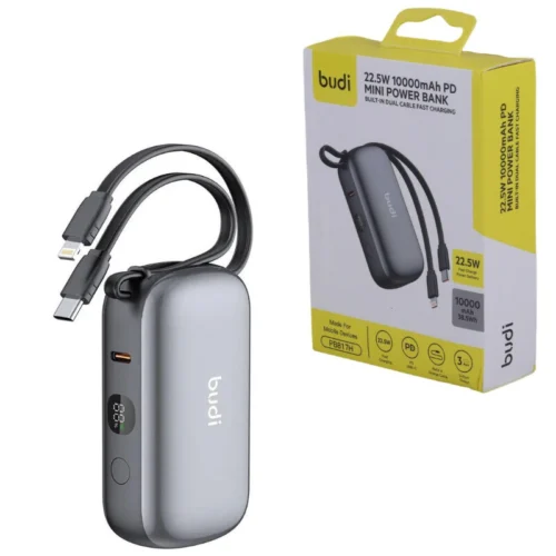 پاور بانک فست شارژ بودی PB817H PD 22.5W ظرفیت 10000 میلی آمپر ساعت