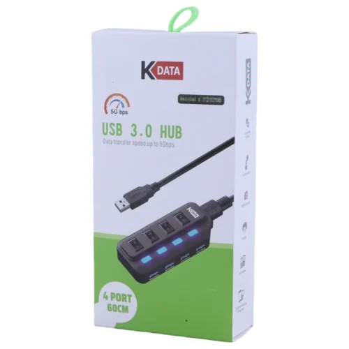هاب 4 پورت USB 3.0 کی دیتا KH015