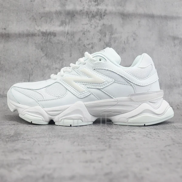 کفش نیوبالانس 9060 سفید تمام New Balance Triple White U9060NRJ