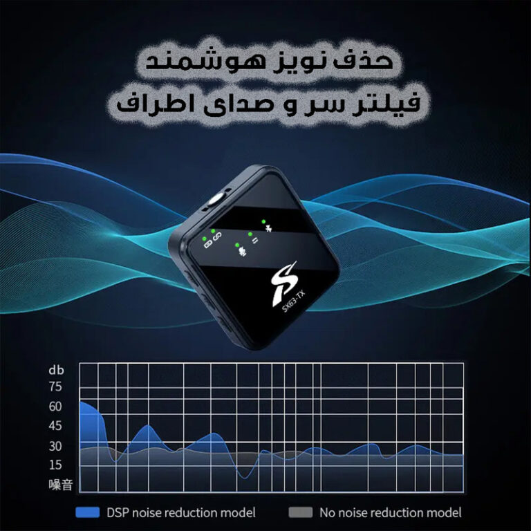 ست میکروفن یقه ای بی سیم مدل SX-63
