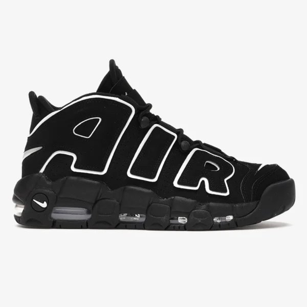 کفش نایک ایر مور آپتمپو Nike Air More Uptempo Black White