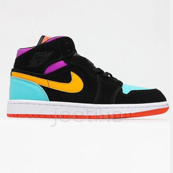 کفش جردن وان مید مولتی کالر Jordan 1 Mid Multi-Color