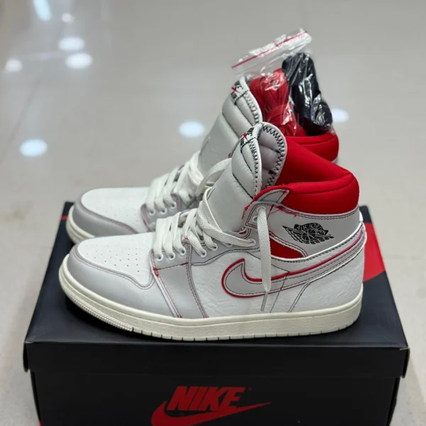 کفش نایک جردن 1 رترو های فانتوم جیم رد (Jordan 1 Retro High Phantom Gym Red)