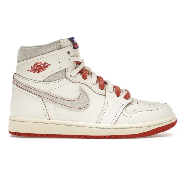 کفش نایکی جردن 1 رترو های ریر ایر سیل سینابار Jordan 1 Retro High Rare Air Sail Cinnabar