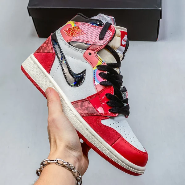 کفش جردن 1 رترو های OG اسپایدرمن Jordan 1 Retro High OG Spider-Man Across the Spider-Verse