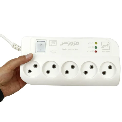 محافظ برق صوتی تصویری 5 خانه فروزش FR250 با کابل 1٫8 متری