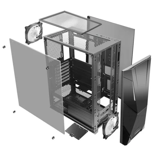 کیس کامپیوتر گرین Aria