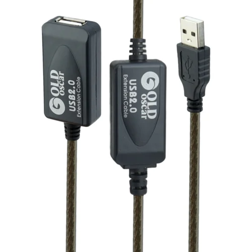 کابل افزایش طول USB گلد اسکار Gold Oscar طول 15 متر