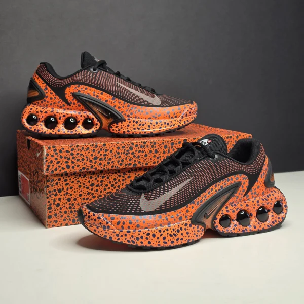 کفش نایک ایرمکس دی ان اس ای پریمیوم سافاری نارنجی مشکی Nike Air Max Dn SE Premium Safari