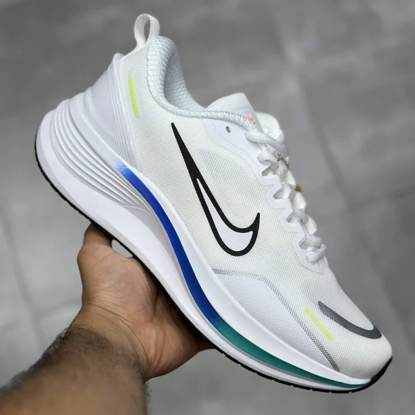 کفش نایک زوم ومرو رانینگ سفید آبی سبز Nike Zoom Vomero RUNNING