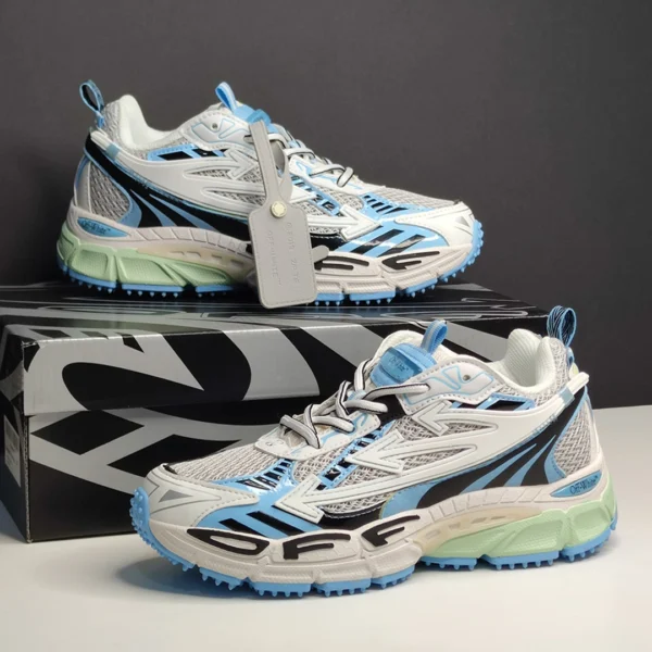 کفش آف‌وایت بی رایت بک سفید آبی OFF-WHITE Be Right Back White Light Blue