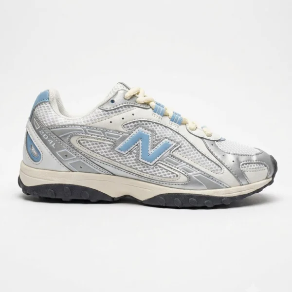 کتونی نیوبالانس 204L سیلور سفید آبی New Balance U204LSWC