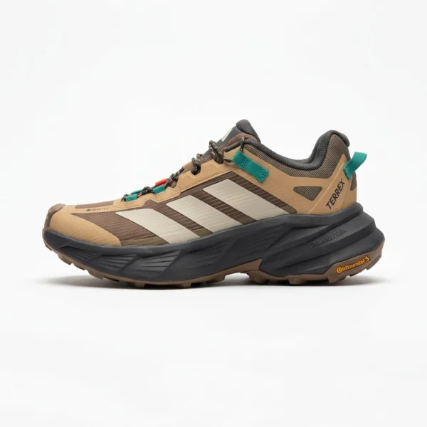 آدیداس ترکس فری‌هایکر اس‌ال گورتکس خاکی مشکی Terrex Freehiker SL GORE-TEX KJ4429