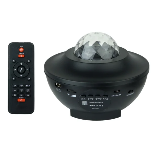 رقص نور اسپیکر دار Starry Projector + ریموت کنترل