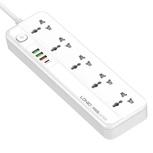 چند راهی 5 خانه الدینیو SC5415 با کابل 2 متری + شارژر USB و Type-C - تصویر 10