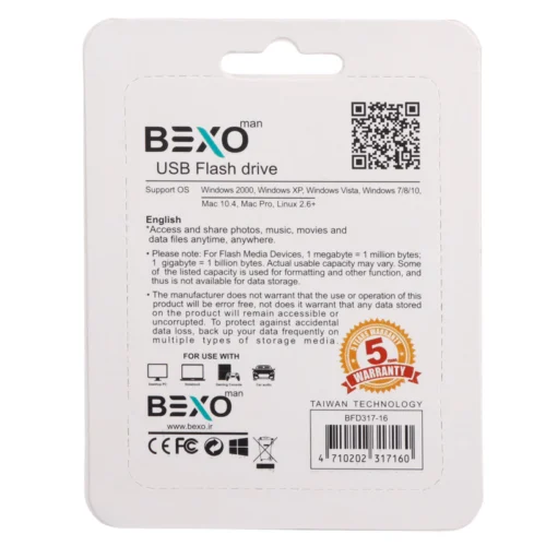 فلش 16 گیگ بکسومن Bexoman B-317