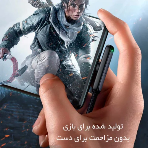 کابل تایپ سی فست شارژ 100 وات مک دودو CA-3340 یکسر L طول 1.2 متر