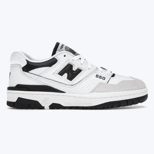 کفش نیوبالانس 550 سفید مشکی New Balance 550 Sea Salt Black