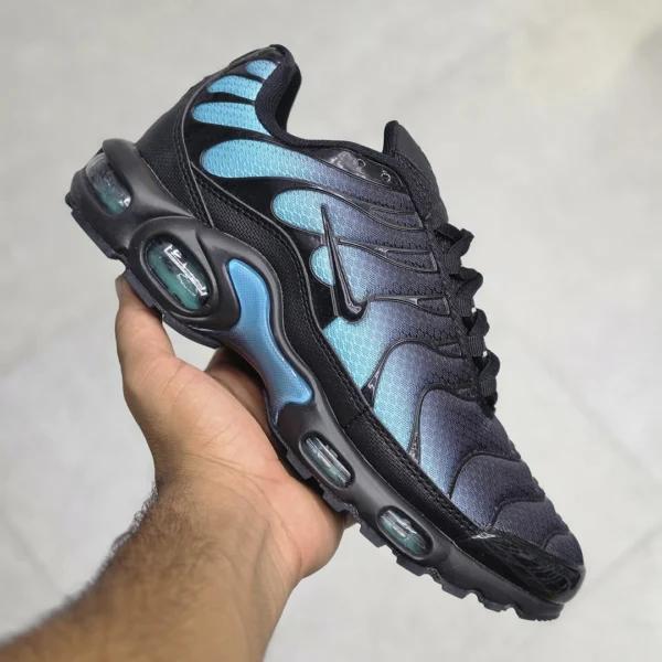 کفش نایک تی ان ایرمکس پلاس مشکی آبی فیروزه‌ای Nike TN Air Max Plus