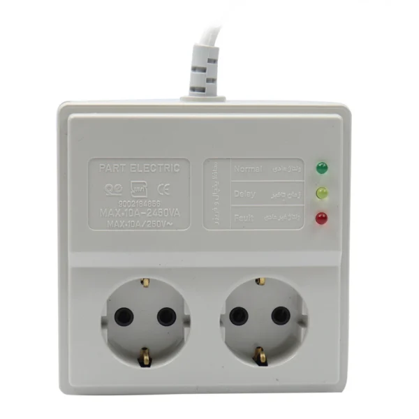 محافظ برق یخچال و فریزر 2 خانه پارت الکتریک PE 904 با کابل 5 متری