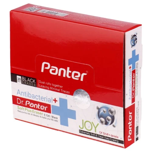 پاک کن پنتر Anti-Bacterial Soft Plus E136 بسته 30 عددی