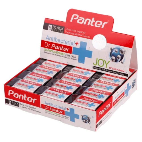 پاک کن پنتر Anti-Bacterial Soft Plus E136 بسته 30 عددی
