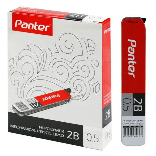 نوک مداد نوکی Panter PL207 0.5mm 2B بسته 12 عددی