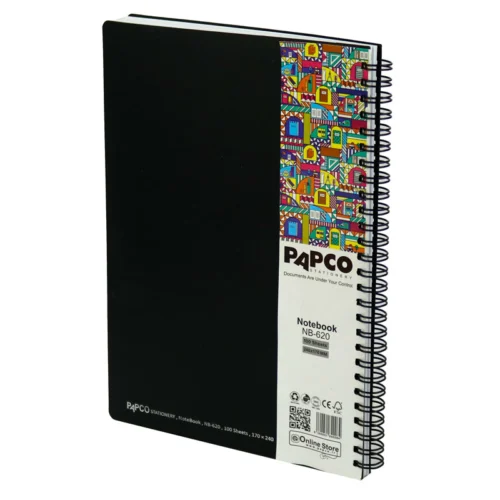 دفتر سیمی 100 برگ پاپکو Papco NB-620 - تصویر 3