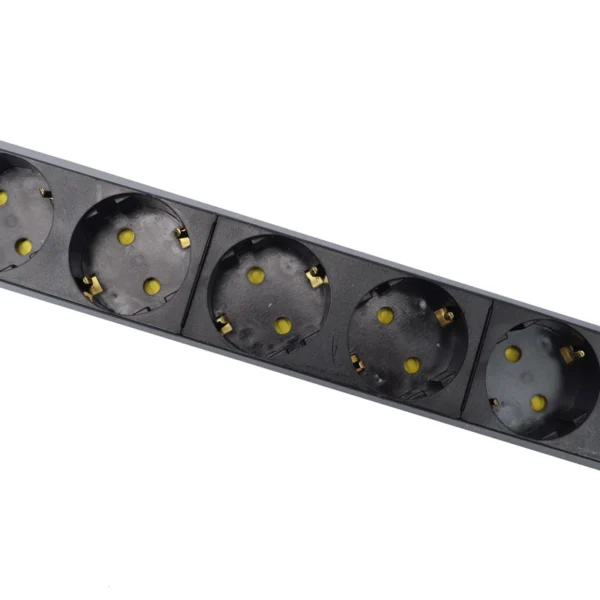 محافظ برق صوتی تصویری 6 خانه ارت دار پارت الکتریک PE5143 Rack Mount با کابل 1/8 متری