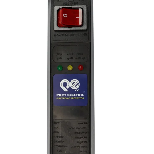 محافظ برق صوتی تصویری 8 خانه ارت دار پارت الکتریک PE5144 با کابل 1.8 متری