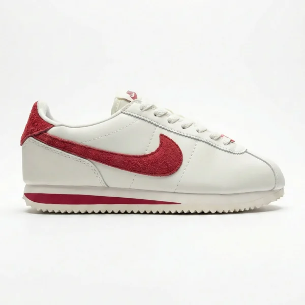 کفش نایک کورتز ولنتاین سفید قرمز Nike Cortez SE FZ5167-133