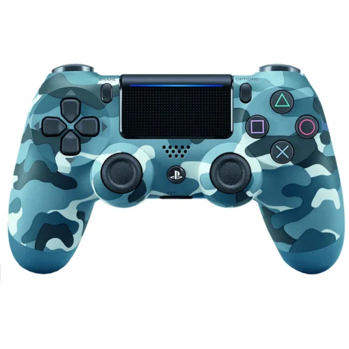 دسته بازی بی سیم SONY PlayStation 4 DualShock 4 High Copy آبی ارتشی پکدار