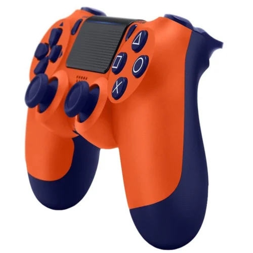 دسته بازی بی سیم SONY PlayStation 4 DualShock 4 High Copy نارنجی پکدار