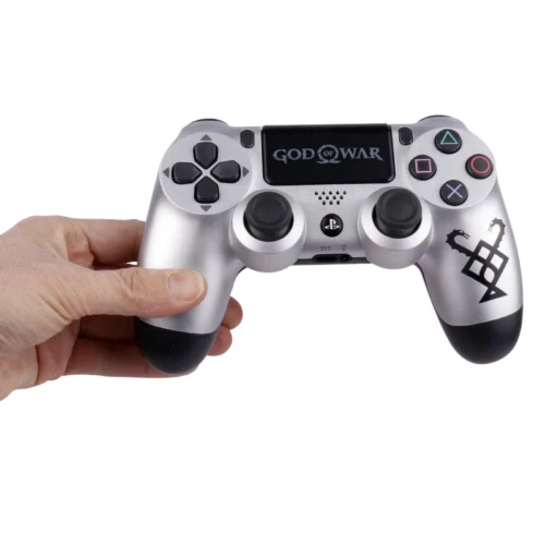 دسته بازی بی سیم SONY PlayStation 4 DualShock 4 High Copy طرح God Of War کد 2